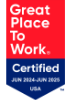 great place to work certified